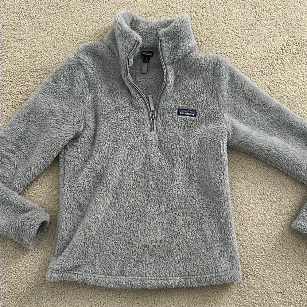 Patagonia Gray Fleece Pullover